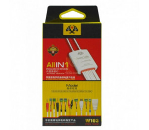 Cable Power con Conectores de Bateria OSS TEAM W103+ para Encender iPhone 4G 4S 5G 5S 5SE 5C 6G 6PLUS 7G 7PLUS