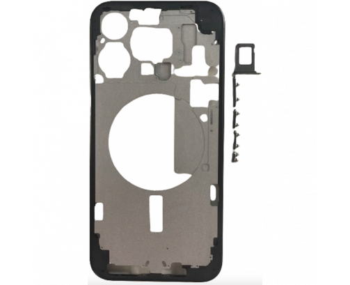 Chasis / Marco Intermedio Con Bandeja Sim Y Botones Físicos Para IPHONE 15 PRO MAX (A2849 A3105 A3106 A3108)