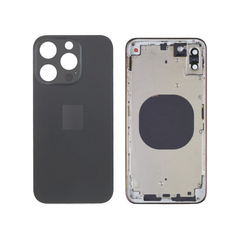 Chasis De Pantalla / Tapa Con Marco Con Lente De Camara Para IPhone 14 Pro