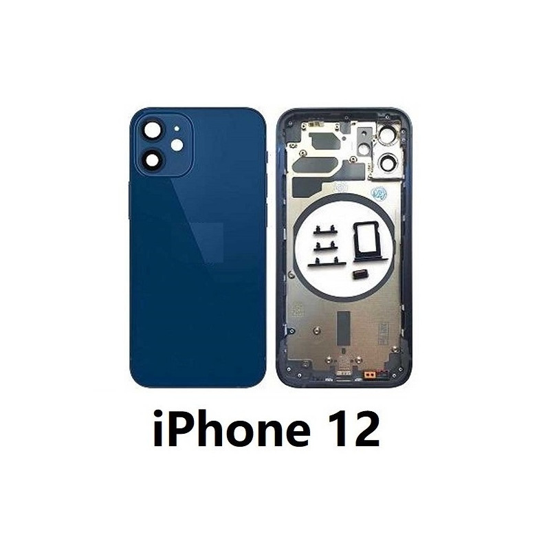 Chasis De Pantalla / Tapa Con Marco Para IPhone 12 (AZUL)