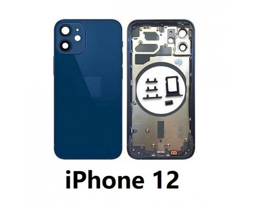 Chasis De Pantalla / Tapa Con Marco Para IPhone 12 (AZUL)