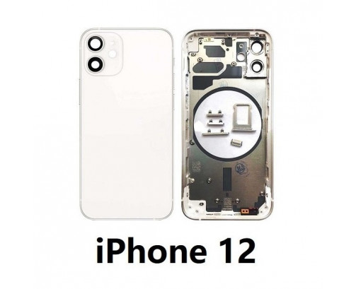 Chasis De Pantalla / Tapa Con Marco Para IPhone 12 (BLANCO)