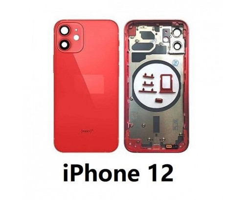 Chasis De Pantalla / Tapa Con Marco Para IPhone 12 (ROJO)