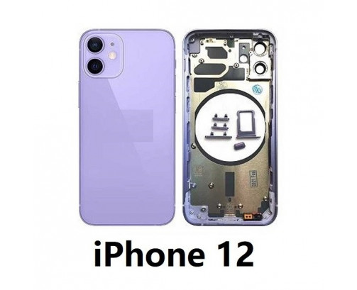 Chasis De Pantalla / Tapa Con Marco Para IPhone 12 (VIOLETA)
