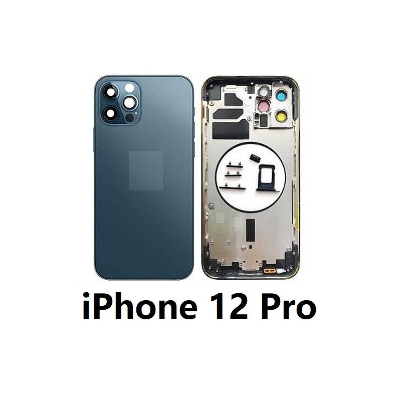 Chasis De Pantalla / Tapa Con Marco Para IPhone 12 Pro (AZUL)