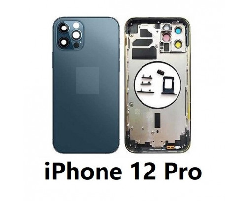 Chasis De Pantalla / Tapa Con Marco Para IPhone 12 Pro (AZUL)