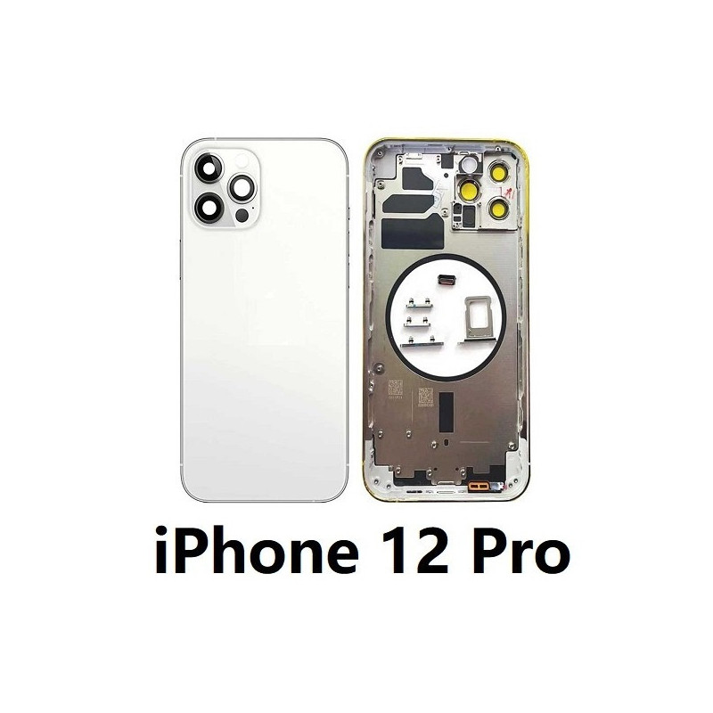 Chasis De Pantalla / Tapa Con Marco Para IPhone 12 Pro (BLANCO)