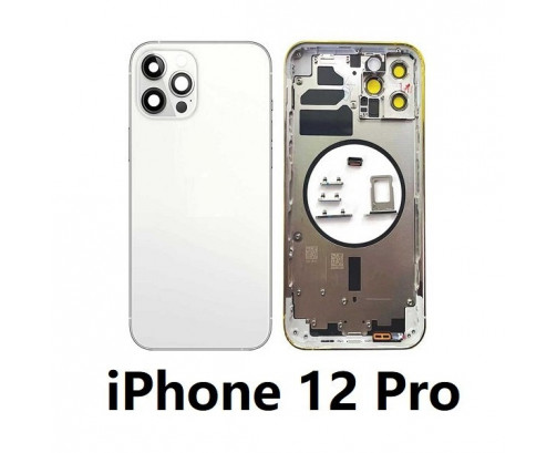 Chasis De Pantalla / Tapa Con Marco Para IPhone 12 Pro (BLANCO)