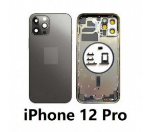 Chasis De Pantalla / Tapa Con Marco Para IPhone 12 Pro (NEGRO)