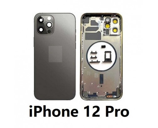 Chasis De Pantalla / Tapa Con Marco Para IPhone 12 Pro (NEGRO)