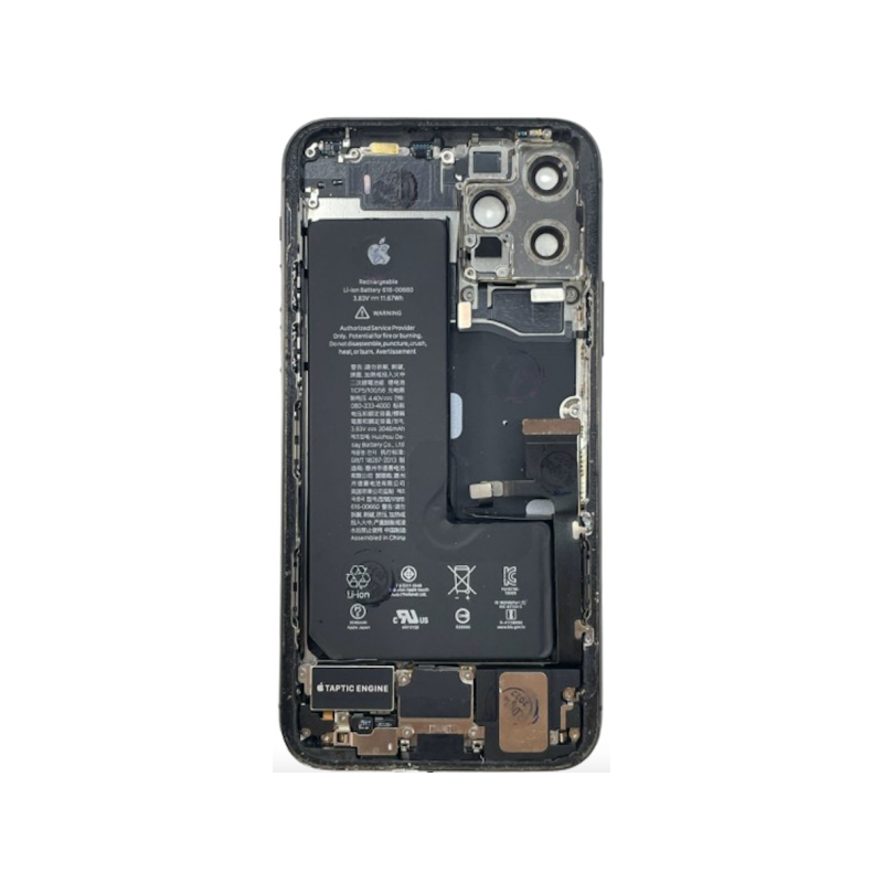 Chasis Tapa Original Con Batería, Vibrador, Buzzer Y Flex De Carga Para IPhone 11 Pro GRADO A