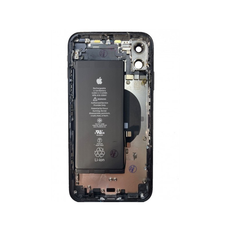 Chasis Tapa Original Con Componentes Y Batería Para Iphone 11 (NEGRO)
