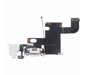 Flex con conector de carga lightning / conector de audio y micrófono con Cable Coaxial iPhone 6G