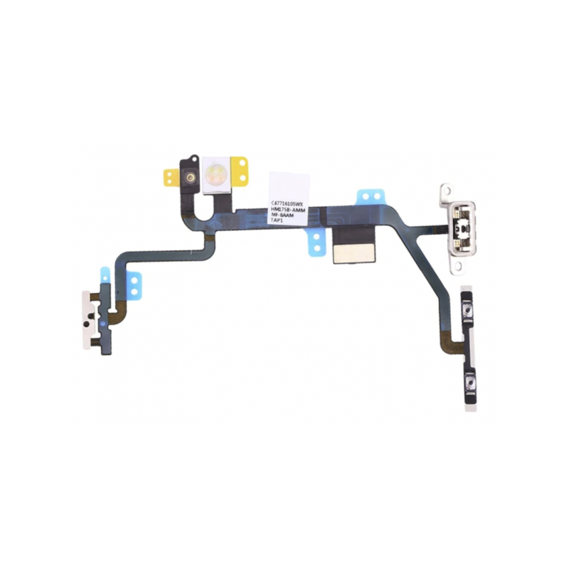 Flex de Power boton encendido+volumen+modo silencio con Flash para iPhone 8G / iPhone SE 2020