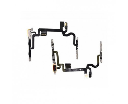 Flex Power con Botones Laterales de Encendido / Volumen y Flash para iPhone 7G 4.7"