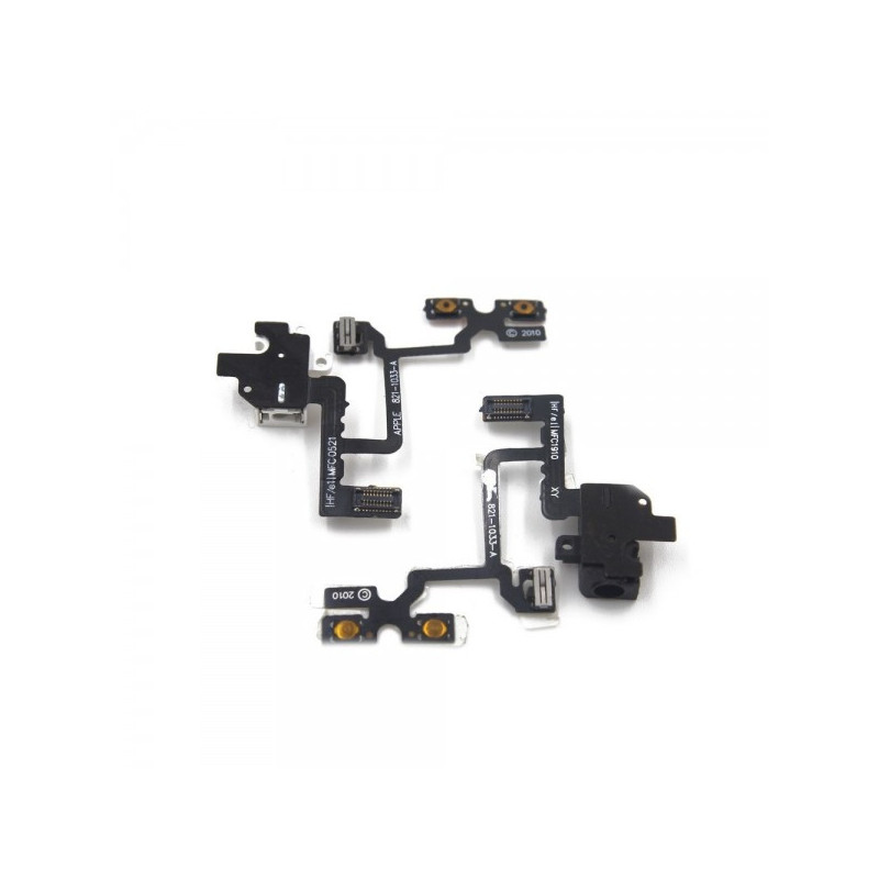 iphone 4g flex boton volumen+jack audio