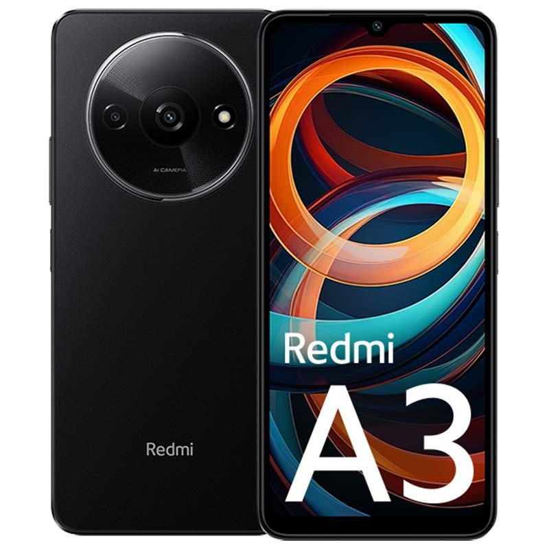 Xiaomi Redmi A3 3GB/64GB Negro - Teléfono móvil Xiaomi Redmi A3 3GB/64GB Negro - Teléfono móvil