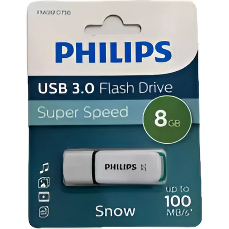 Philips Pendrive USB 3.0 8GB Snow Philips Pendrive USB 3.0 8GB Snow