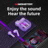 Audífonos In-ear Gamer Inalámbricos Monster Airmars Xkt15 Color Violeta