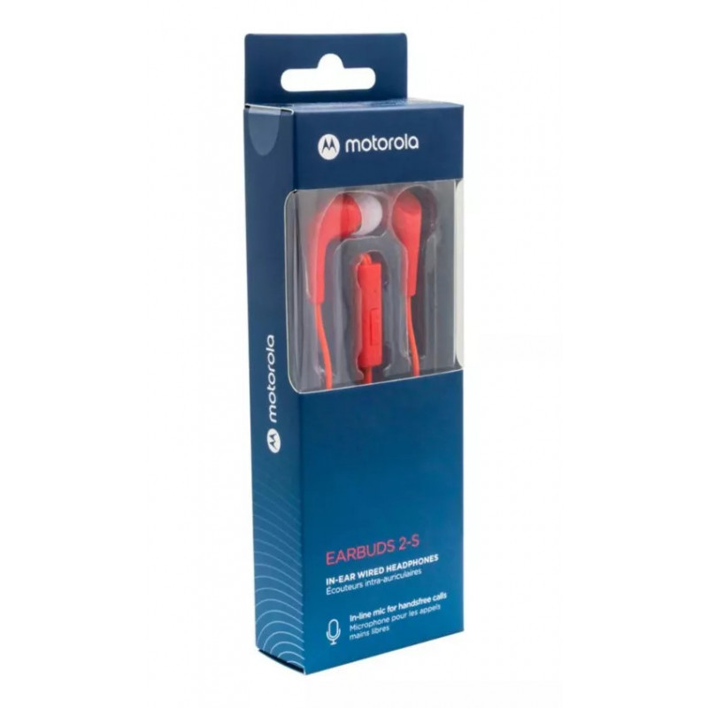 Auriculares In-ear Motorola Buds 2s Rojo