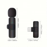 Micrófono Lavalier Inalámbrico Versátil para iPhone, Android y PC