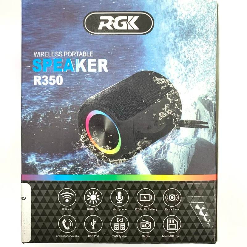 Altavoz Bluetooth R350 con luz RGB