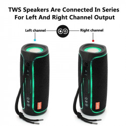 T&G TG288 TWS Portable LED Light Bluetooth Speaker