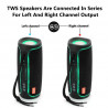 T&G TG288 TWS Portable LED Light Bluetooth Speaker