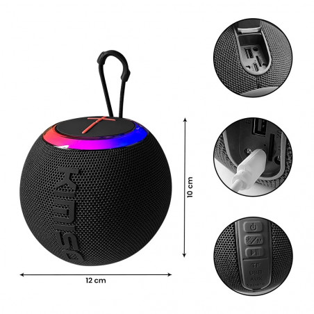 KIMISO KMS-241 TWS Wireless Bluetooth V5.1 Portable Speaker