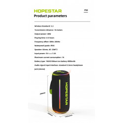 Hopestars P58 Altavoz inalámbrico Blue Tooth
