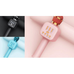 Q12 TWS Multifuncional RGB Efecto de luz Micrófono inalámbrico Bluetooth con función de audio