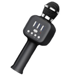 Q12 TWS Multifuncional RGB Efecto de luz Micrófono inalámbrico Bluetooth con función de audio