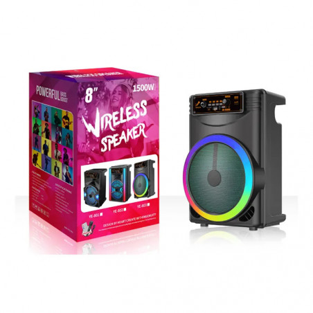 YE-803 altavoz subwoofer woofer bajo audio inalámbrico