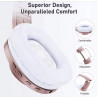 Auriculares sobre la oreja LETSCOM H10 ORO ROSA Bluetooth 5.0, almohadillas suav