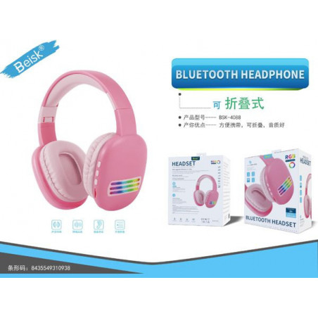 AURICULAR CON BLUETOOTH ROSA BSK-4088