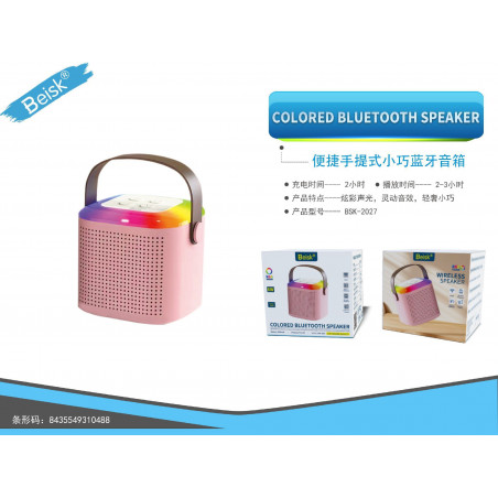 COLORED BLUETOOTH SPEAKER ROSA BSK-2027