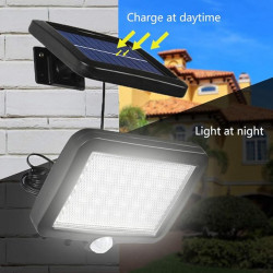 Jorft Solar Security Lights, 56 LED Solar Wall Lamp Human