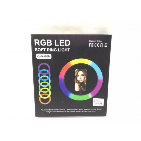 RGB LED SOFT RING LIGHT CL-260RGB