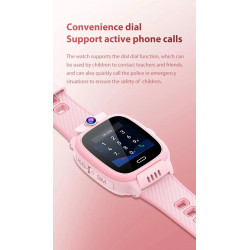 Tech Infinite Y36 Kids Smartwatch 4G SIM Videollamada Chat Cámara WIFI Ubicación Mensaje SOS