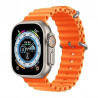 T800 Ultra Reloj inteligente con banda de silicona oceánica de 1,99 pulgadas compatible