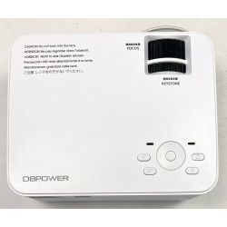 DBPOWER LED Light Source Smart Mini Projector Model T20 SKU: PJ0703 Tested EUC