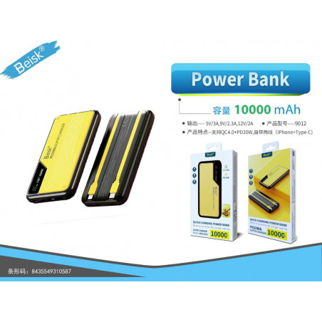 POWER BANK AMARILLO BSK-9012