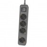 Philips CHP2144G/62 Regleta con Interruptor de 4 Tomas 1.5m
