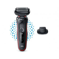 Afeitadora - Braun Series 5 51-R1200s, 3 Cuchillas, Afeitadora eléctrica para barba