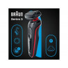 Afeitadora - Braun Series 5 51-R1200s, 3 Cuchillas, Afeitadora eléctrica para barba