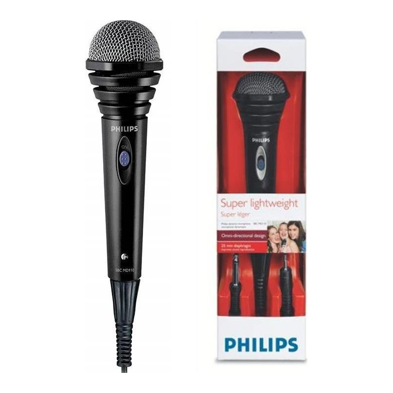 Philips SBC MD110 Micrófono Omni Direccional Super Ligero