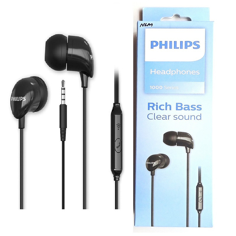 Philips Audio TAE1126 Wired in Ear Earphones with mic