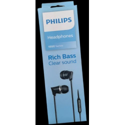 Philips Audio TAE1126 Wired in Ear Earphones with mic