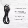 Philips DLC3104A - USB-C Cable - USB-C Charging Cable for Fast Charge and Synchr