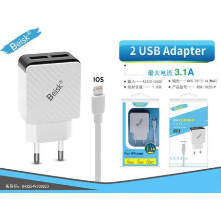 CARGADOR DE TYPE-C 3.1A BSK-1022C